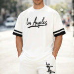 Los Angeles White Oversized Tee