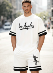 Los Angeles White Oversized Tee