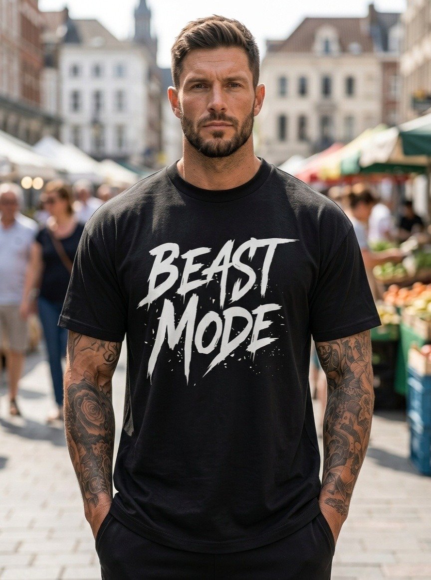 Beast Mode Oversized Tee - Image 3