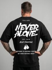 Never Alone Oversized Tee - Image 2