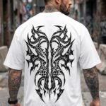 Inferno Tribal Back Print Tee