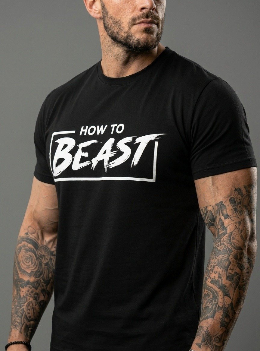 How To Beast Performance Tee - Image 4