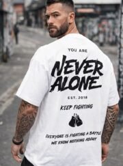 Never Alone Oversized Tee
